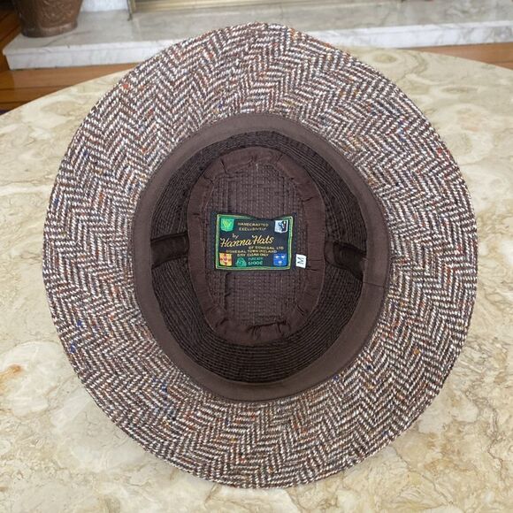 Hanna Hats Donegal Handcrafted Irish Tweed Walking Hat - Mint Condition - Picture 8 of 16